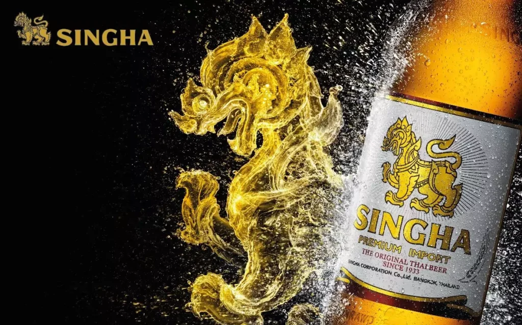 Bier in Thailand Singha